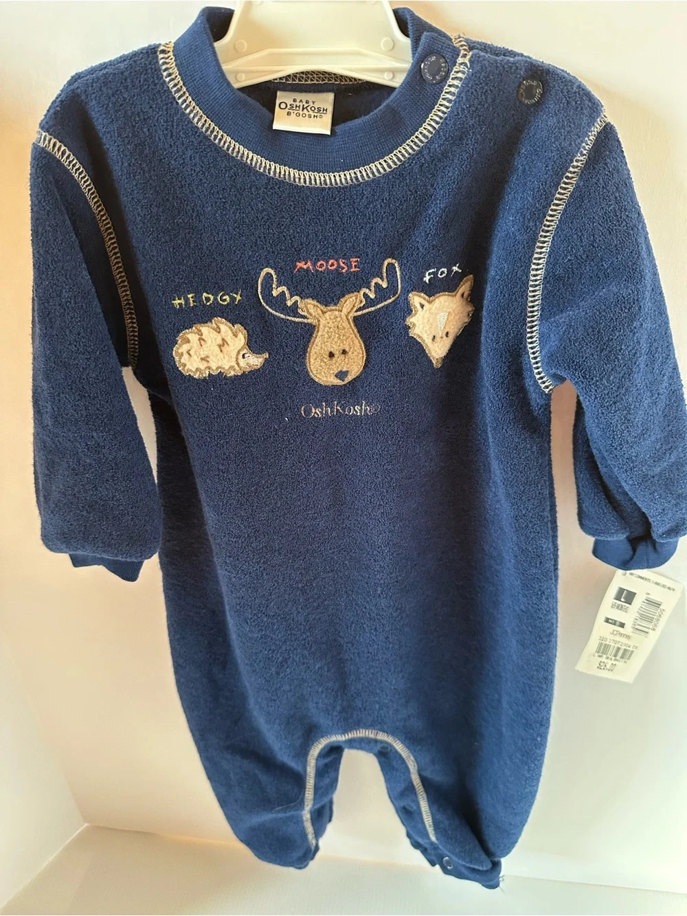 Baby OshKosh Woodland Animal Romper 6/9M NWT